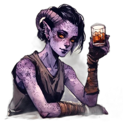 fantasy art, concept art, watercolor, pixel art transparent PNG cut-out