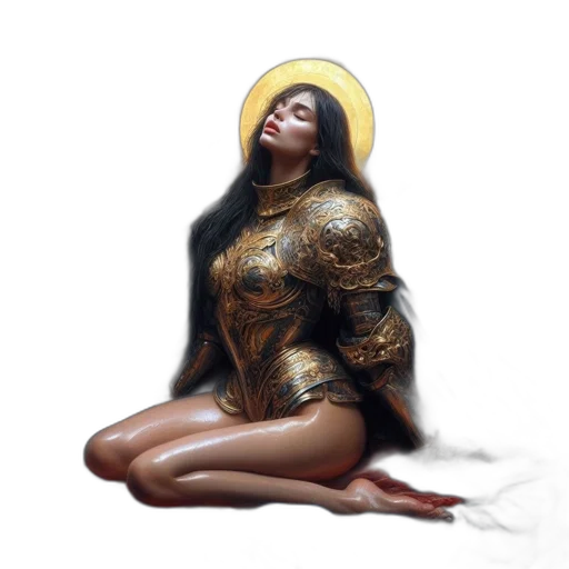 concept art, photorealistic, ethereal, female transparent PNG cut-out