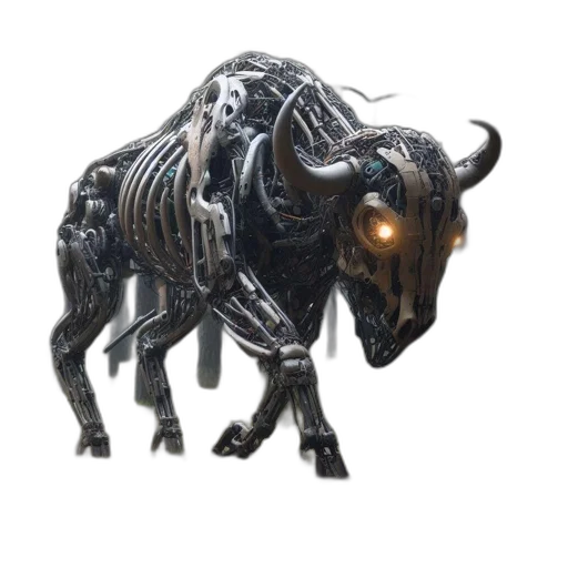 animal, creature, robot, dragon transparent PNG cut-out