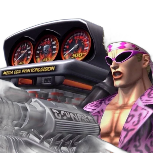 car, weapon, robot, cyberpunk transparent PNG cut-out