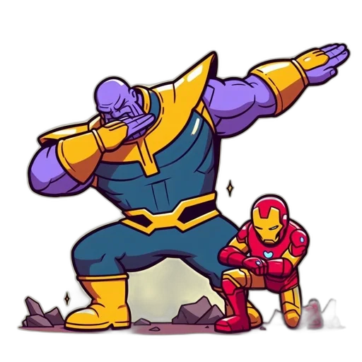 comic book art, concept art, pixel art, cartoon transparent PNG cut-out