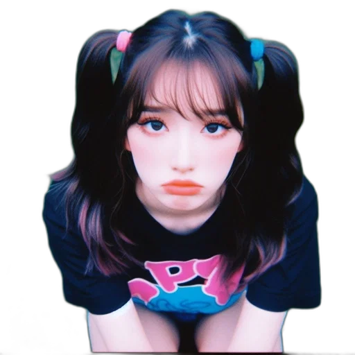 face, robot, creature, hair transparent PNG cut-out