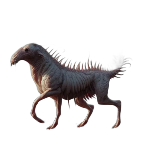 creature, animal, dragon, hair transparent PNG cut-out