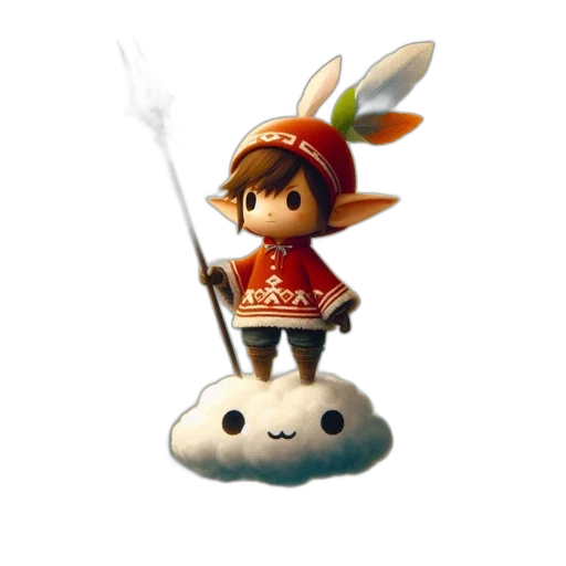 staff, hat, weapon, animal transparent PNG cut-out