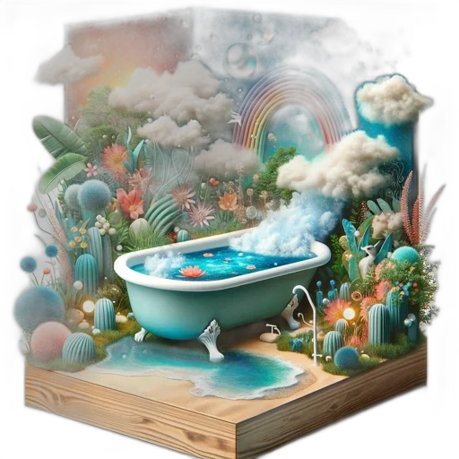 furniture, concept art, fantasy art, 3d render transparent PNG cut-out