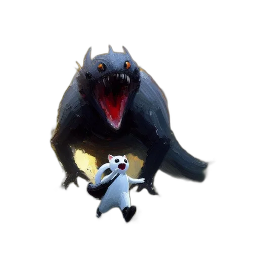 creature, animal, dragon, concept art transparent PNG cut-out