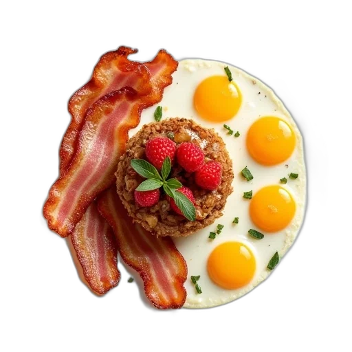 food, photorealistic, white, plate transparent PNG cut-out