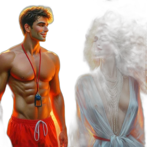 concept art, fantasy art, comic book art, photorealistic transparent PNG cut-out