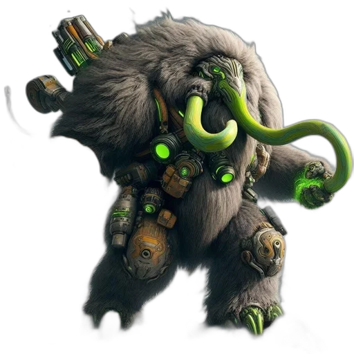 staff, creature, concept art, fantasy art transparent PNG cut-out