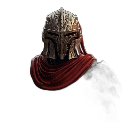 mask, sword, hat, face transparent PNG cut-out