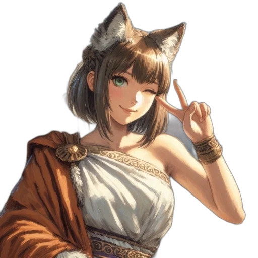 staff, dress, animal, mask transparent PNG cut-out
