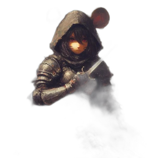 mask, robot, weapon, jacket transparent PNG cut-out