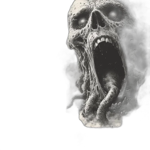 face, creature, mask, staff transparent PNG cut-out