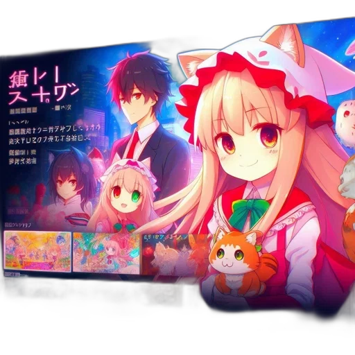 anime, pixel art, concept art, anime-styled transparent PNG cut-out