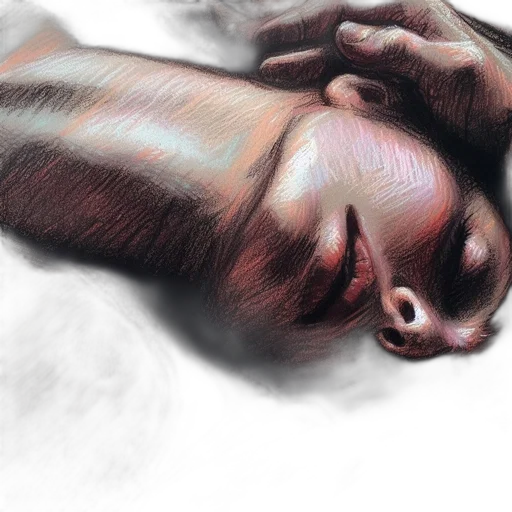 face, mask, hair, creature transparent PNG cut-out