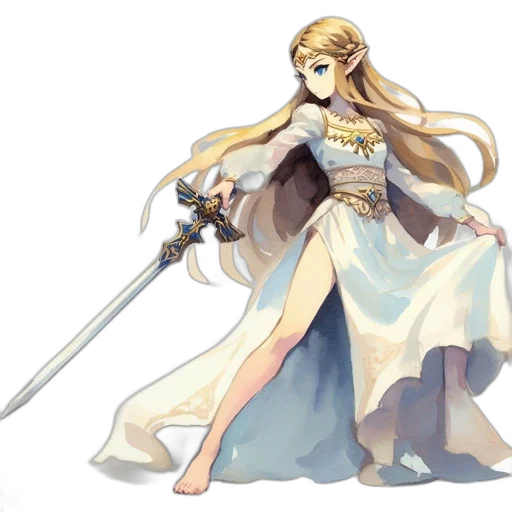 sword, weapon, dress, staff transparent PNG cut-out