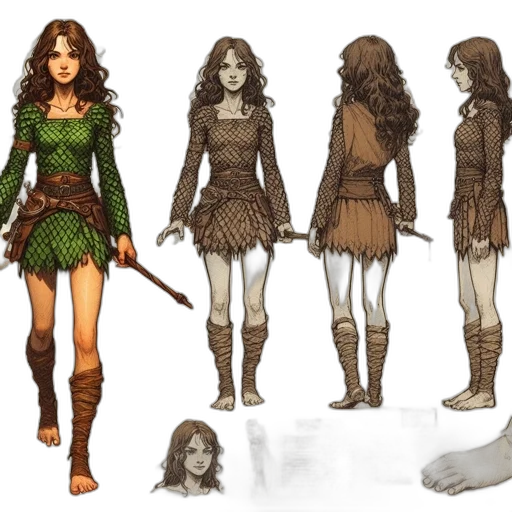 concept art, fantasy art, comic book art, pixel art transparent PNG cut-out