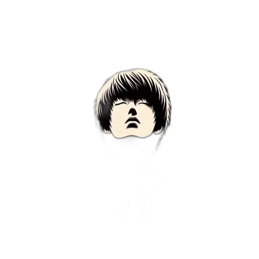 face, hair, creature, mask transparent PNG cut-out