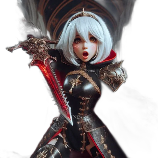 sword, weapon, staff, face transparent PNG cut-out