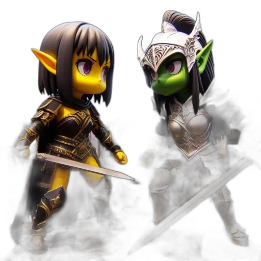 sword, dragon, mask, fantasy art transparent PNG cut-out