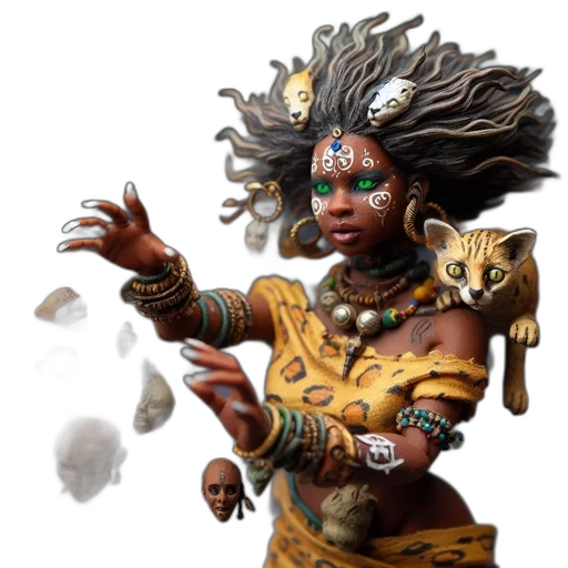 jewelry, staff, weapon, creature transparent PNG cut-out