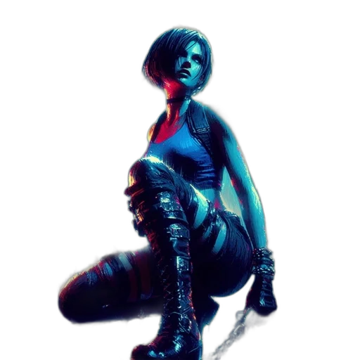 weapon, cyberpunk, concept art, comic book art transparent PNG cut-out