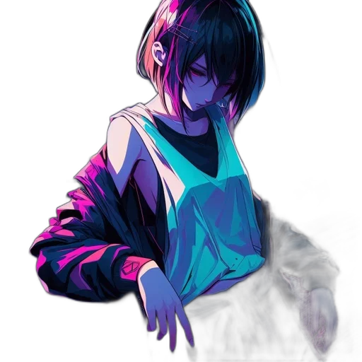 jacket, dress, mask, creature transparent PNG cut-out