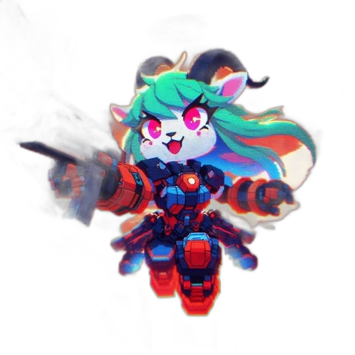 robot, weapon, dragon, creature transparent PNG cut-out