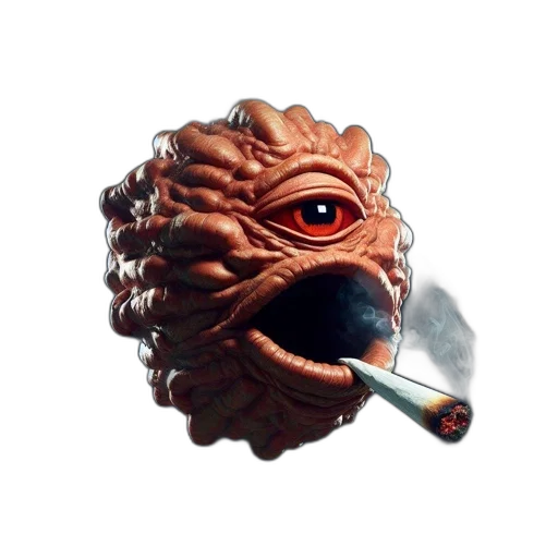 mask, creature, staff, face transparent PNG cut-out