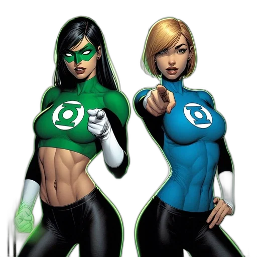 comic book art, concept art, cartoon, fantasy art transparent PNG cut-out