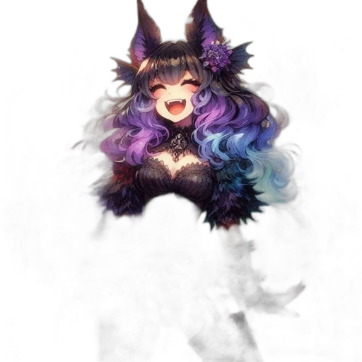 dragon, creature, mask, staff transparent PNG cut-out