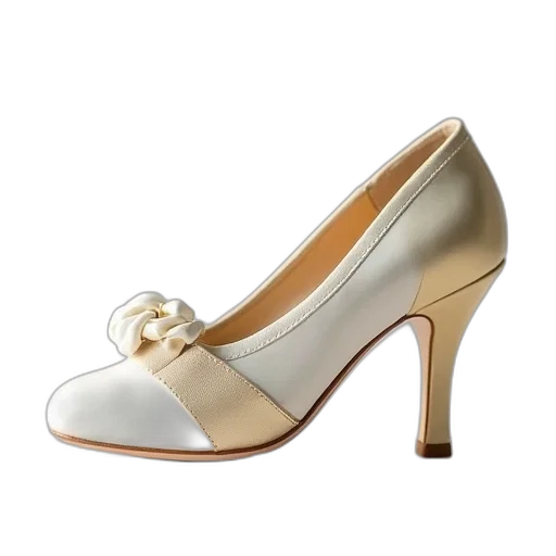 shoes, golden, white, gold transparent PNG cut-out