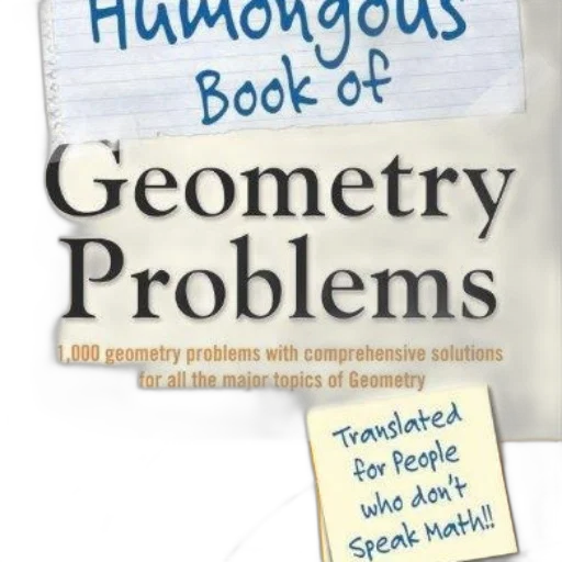 cover, humongous, book, geometry transparent PNG cut-out