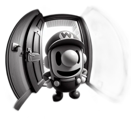 robot, creature, mask, weapon transparent PNG cut-out