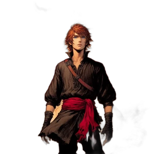 staff, sword, weapon, jacket transparent PNG cut-out