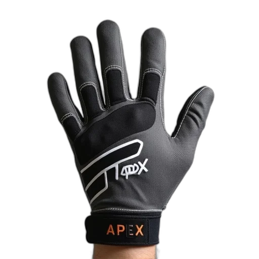 apex, glove, gray, black transparent PNG cut-out