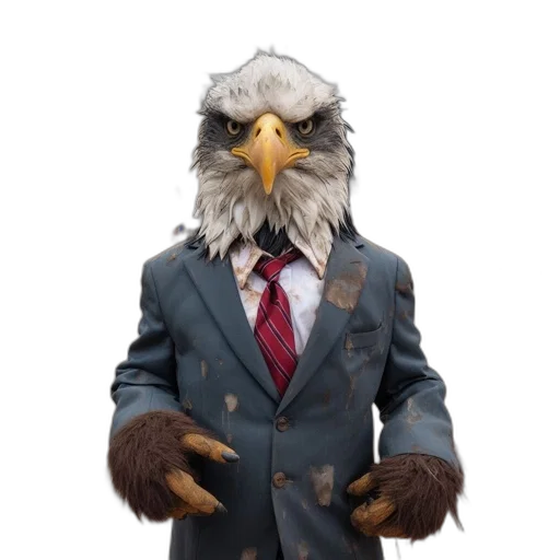 jacket, animal, staff, concept art transparent PNG cut-out