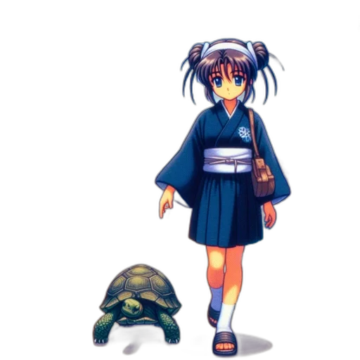 umbrella, animal, pixel art, concept art transparent PNG cut-out