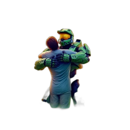 robot, weapon, creature, staff transparent PNG cut-out