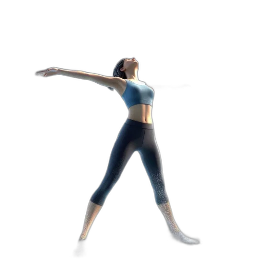 robot, staff, 3d render, concept art transparent PNG cut-out