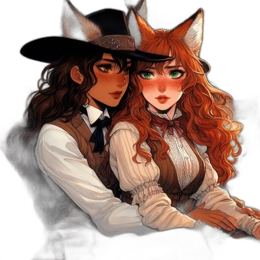 hat, fantasy art, pixel art, watercolor transparent PNG cut-out