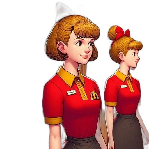 staff, dress, robot, crown transparent PNG cut-out