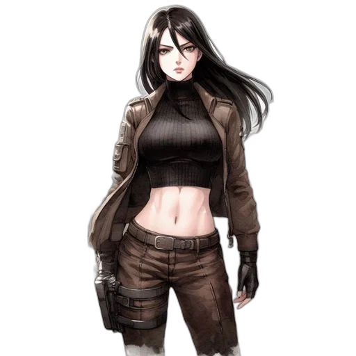 jacket, concept art, comic book art, fantasy art transparent PNG cut-out