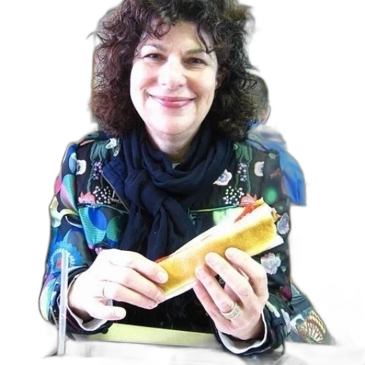 staff, food, jacket, woman transparent PNG cut-out