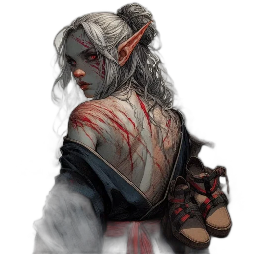 face, staff, fantasy art, concept art transparent PNG cut-out
