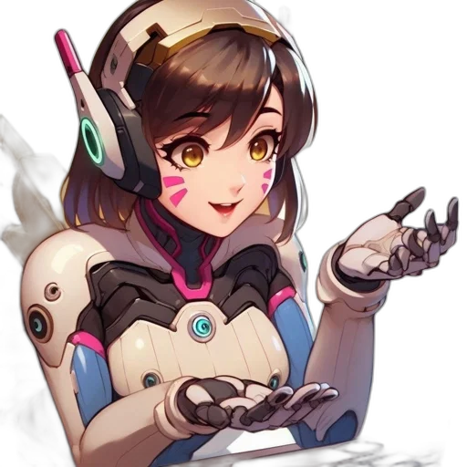 robot, staff, weapon, face transparent PNG cut-out