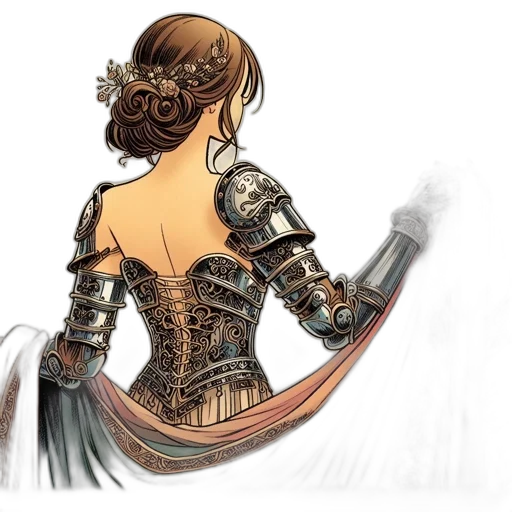 dress, mask, sword, weapon transparent PNG cut-out