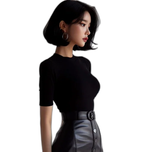 dress, staff, jacket, jewelry transparent PNG cut-out