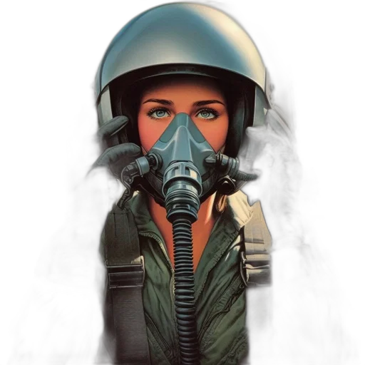 mask, face, jacket, concept art transparent PNG cut-out