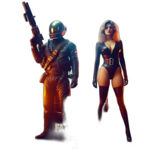 weapon, concept art, comic book art, pixel art transparent PNG cut-out